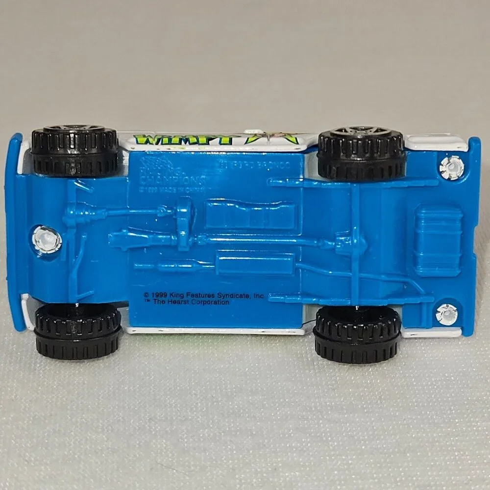 Racing Champions Wimpy (Popeye)‎ '80 Ford Bronco, White, Loose (K234)
